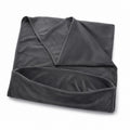 Reversible Throw Blanket with Foot Pocket