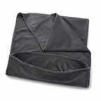 Reversible Throw Blanket with Foot Pocket