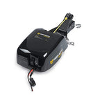 Electric Boat Anchor Winch with Horizontal Mount Davit, 40 lb Capacity, 100 ft Nylon Rope & Mounting Hardware
