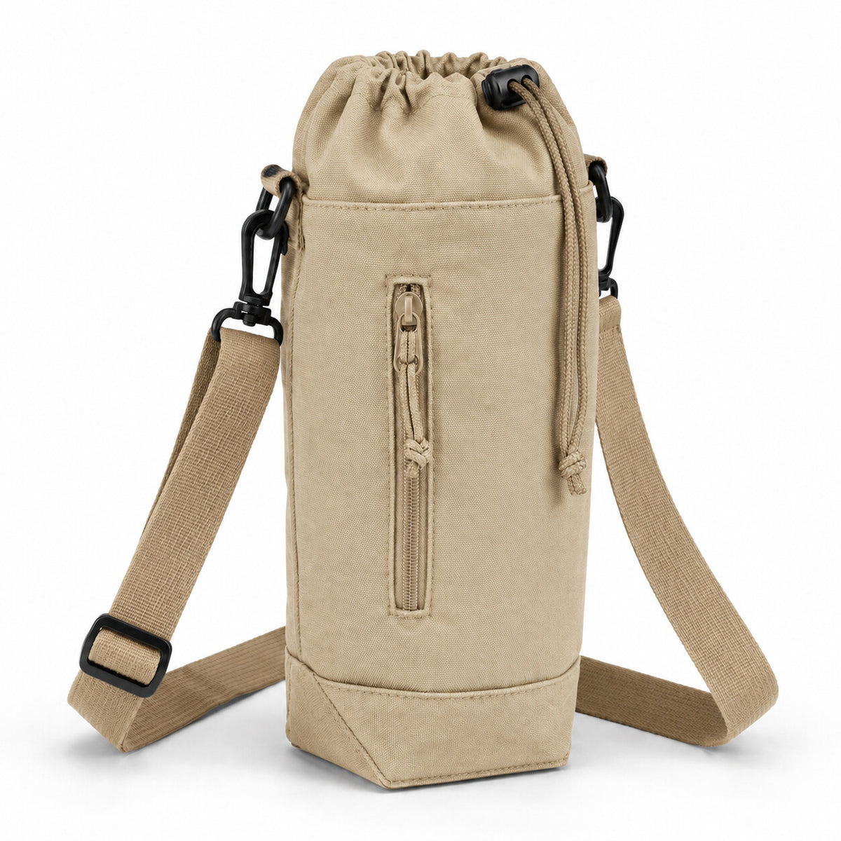Adjustable Water Bottle Sling with Front Pocket
