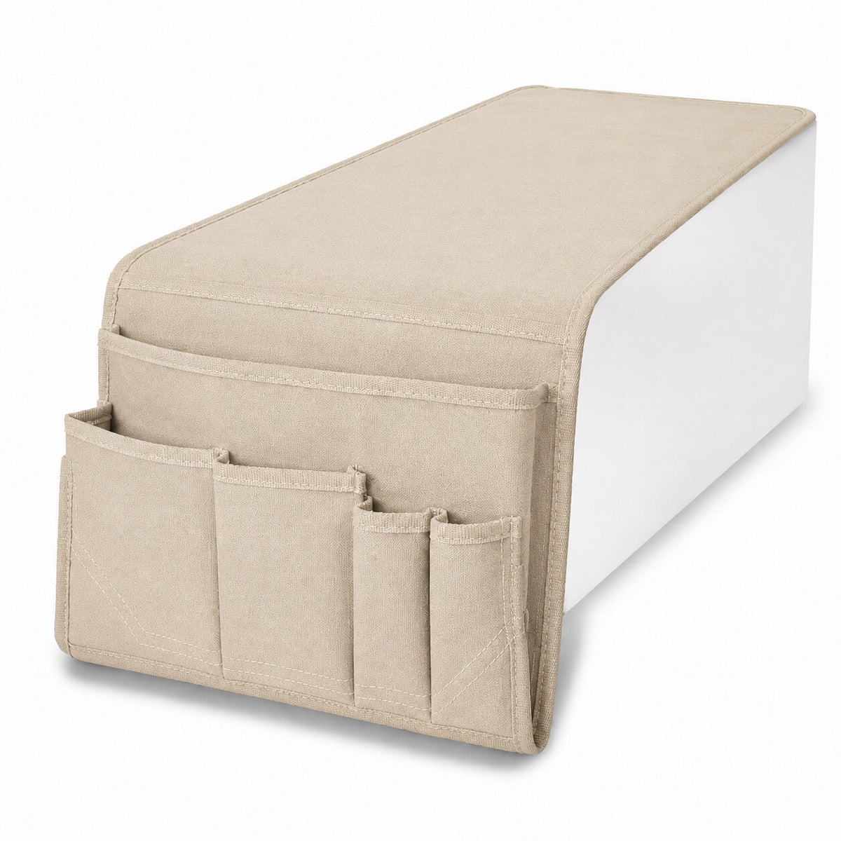 Multi-Pocket Sofa Arm Organizer