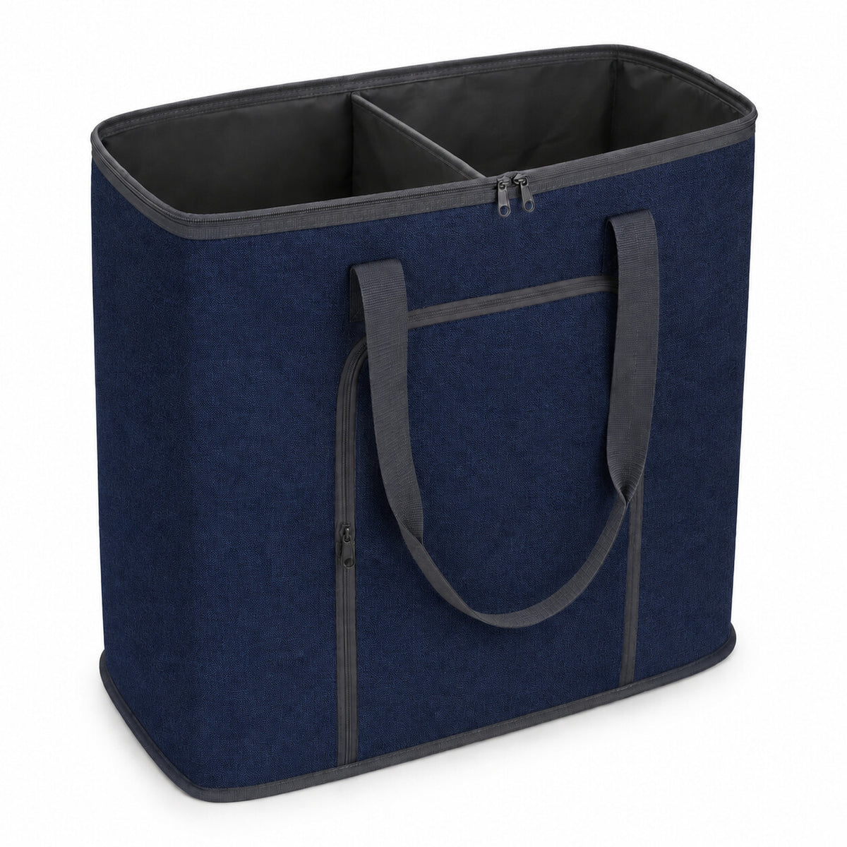 Foldable Two-Section Travel Laundry Organizer