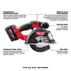 Milwaukee 2782-20 M18 FUEL 18V 5-3/8-Inch Metal Cutting Circular Saw - Bare Tool