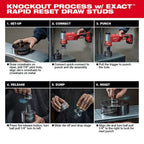 Milwaukee 2677-81 M18 18V FORCE LOGIC 6T Knockout Tool Kit - Recon