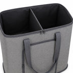 Foldable Two-Section Travel Laundry Organizer
