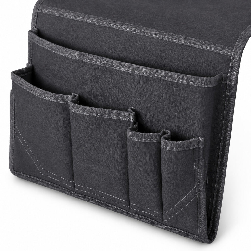 Multi-Pocket Sofa Arm Organizer