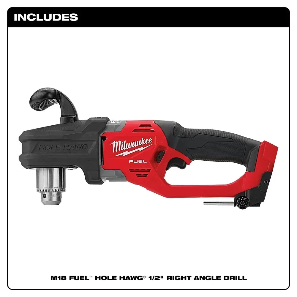 Milwaukee Pre-Sale 2807-20 M18 FUEL 18V 12" HOLE HAWG Right Angle Drill -Bare Tool
