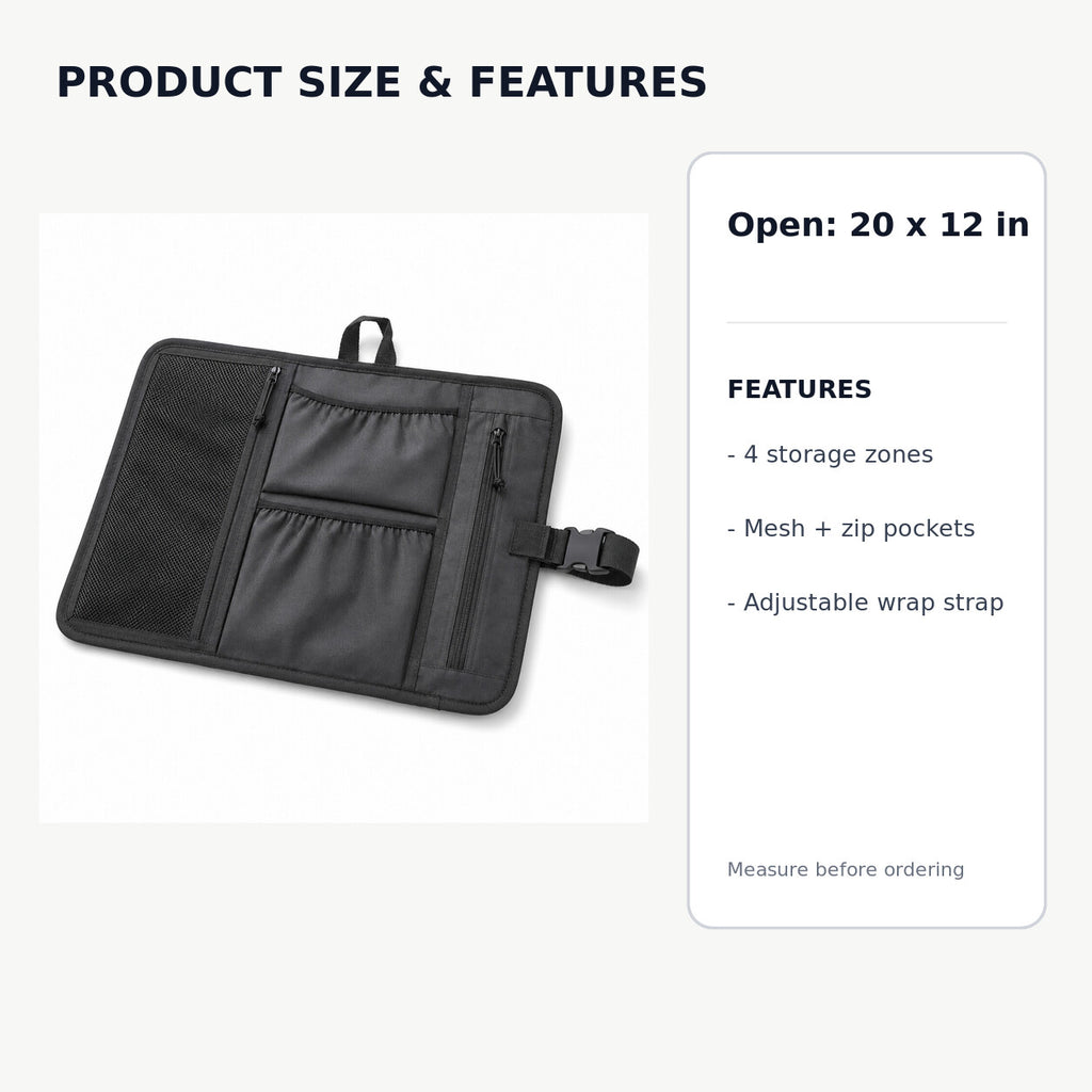 Workout Accessory Organizer Roll