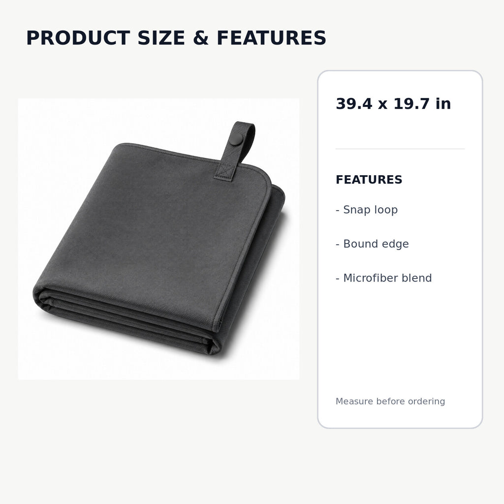 Lightweight Training Towel with Snap Loop