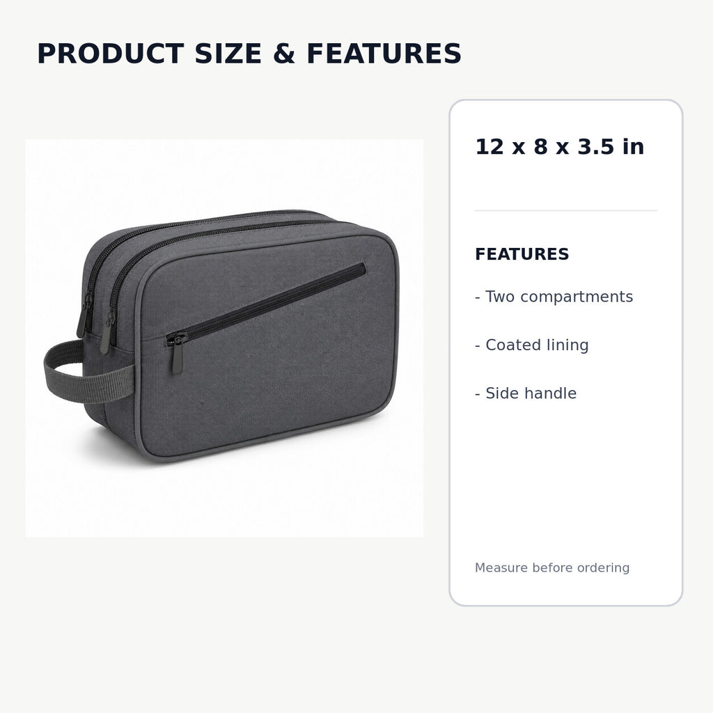 Dual-Compartment Utility Pouch