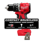Milwaukee Pre-Sale 3602-20 M18 18V 1/2" Compact Brushless Hammer Drill - Bare Tool