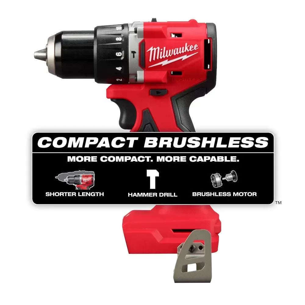 Milwaukee Pre-Sale 3602-20 M18 18V 1/2" Compact Brushless Hammer Drill - Bare Tool