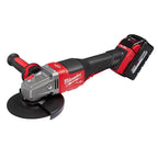 Milwaukee Pre-Sale 2980-22 M18 FUEL 18V 6 Inch Paddle Switch Grinder Kit w/ 2 Battery