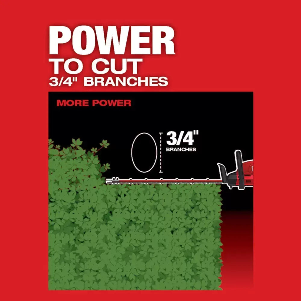 Milwaukee 2726-21HD M18 FUEL 18V 24-Inch Ergonomic Hedge Trimmer Kit