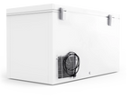 16 Cu. Ft. Chest Freezer with Lock - Deep Freezer with 2 Storage Baskets, Wheels & Adjustable Temperature Control