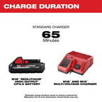 Milwaukee 48-59-1835 M18 18V 3.0Ah REDLITHIUM High Output Compact Starter Kit