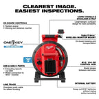 Milwaukee 2972-20 M18 18V 100’ Flexible Pipeline Inspection Reel - Bare Tool