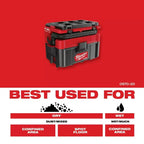 Milwaukee 0970-20 M18 FUEL PACKOUT 2.5 Gallon Cordless Wet/Dry Vacuum -Bare Tool