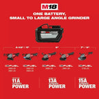 Milwaukee Pre-Sale 2888-20 M18 FUEL 18V 4-1/2" / 5" Cordless Paddle Grinder - Bare Tool
