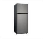 4.6 Cu. Ft. 2 Door Mini Refrigerator with Freezer - Stainless Steel Compact Fridge with Interior Light