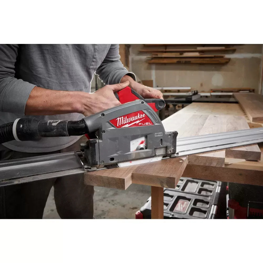 Milwaukee 2831-21TB M18 FUEL 18V Track Saw Kit w/ 55" Track Saw Guide and Blade