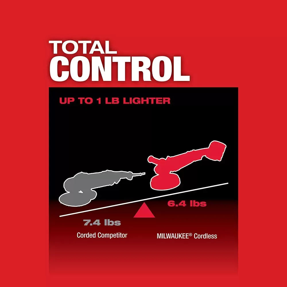 Milwaukee 2738-20 M18 18V FUEL 7” Cordless Lithium-Ion Polisher - Bare Tool