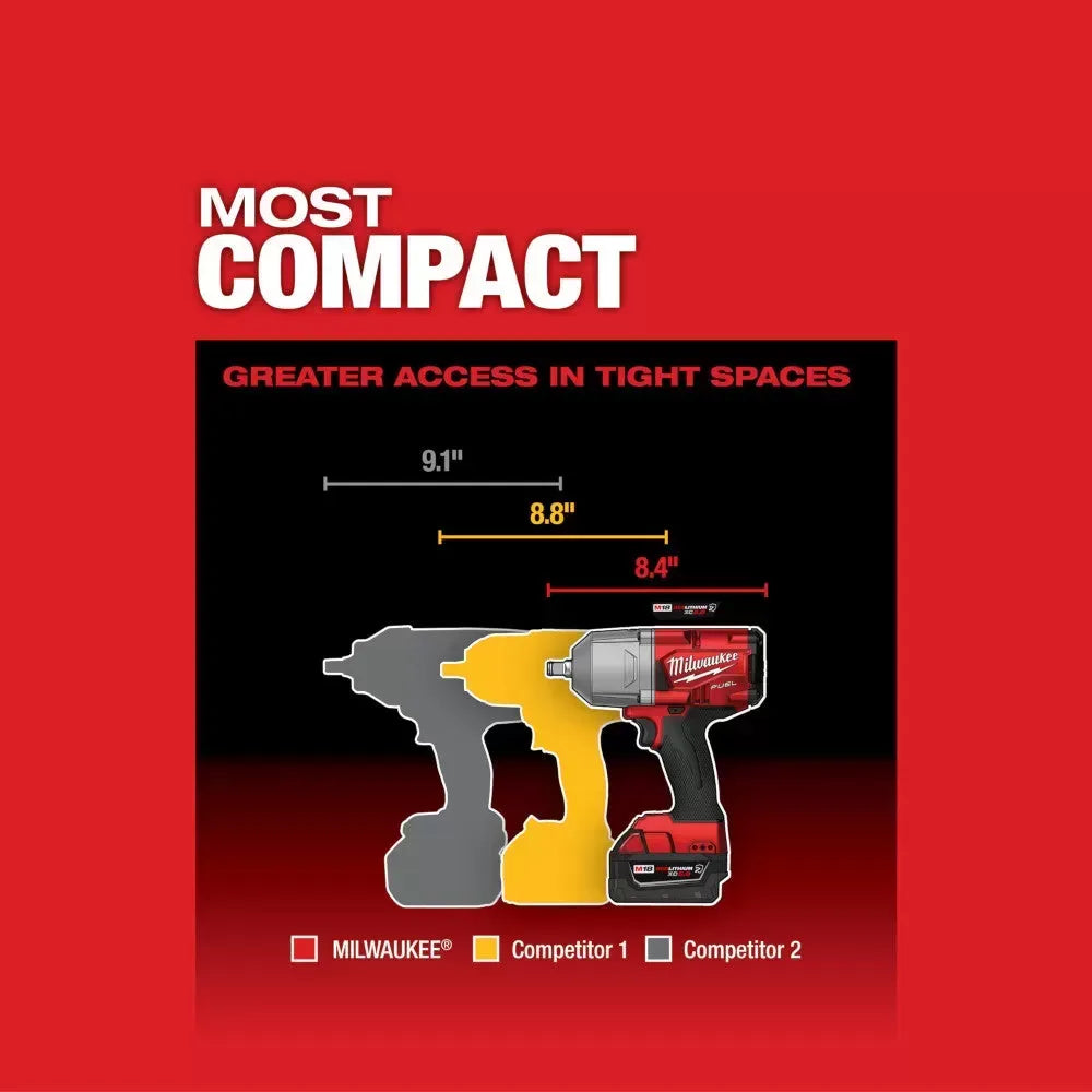 Milwaukee Pre-Sale 2767-22GR M18 FUEL 18V High Tourque Impact Wrench / Grease Gun Kit