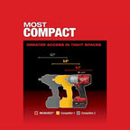 Milwaukee Pre-Sale 2767-22GR M18 FUEL 18V High Tourque Impact Wrench / Grease Gun Kit