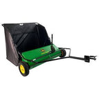 42-Inch Tow-Behind Lawn Sweeper with 24 Cu. Ft. Hopper, Adjustable Brushes for Lawn Mowers & Tractors