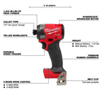 Milwaukee Pre-Sale 2953-80 M18 FUEL 18V 1/4" Hex Li-Ion Impact Driver -Bare Tool - Recon