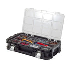 22-Inch Modular Rolling Tool Box System - 3-Piece Mobile Tool Cart with Toolbox & 12-Bin Organizer