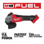 Milwaukee Pre-Sale 2881-20 M18 FUEL 4-1/2" / 5" Grinder Slide Switch Lock-On - Bare Tool