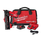 Milwaukee 2841-21CT M18 FUEL 18V 16 Guage Cordless Angled Finish Nailer Kit