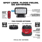 Milwaukee 2123-21HD M18 Utility Remote Control Search Light Kit w/ Portable Base