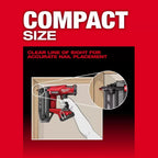 Milwaukee 3020-20 M18 FUEL 18V 16 Gauge Straight Finish Nailer - Bare Tool