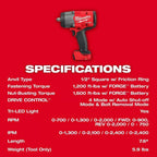 Milwaukee Pre-Sale 2967-20 M18 FUEL 18V 1/2" High Torque Impact Wrench - Bare Tool