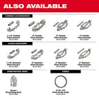 Milwaukee 2819-22 M18 FUEL 18V High Speed Chain Snake Kit for 1-1/2" – 4" Pipes