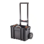 22-Inch Modular Rolling Tool Box System - 3-Piece Mobile Tool Cart with Toolbox & 12-Bin Organizer