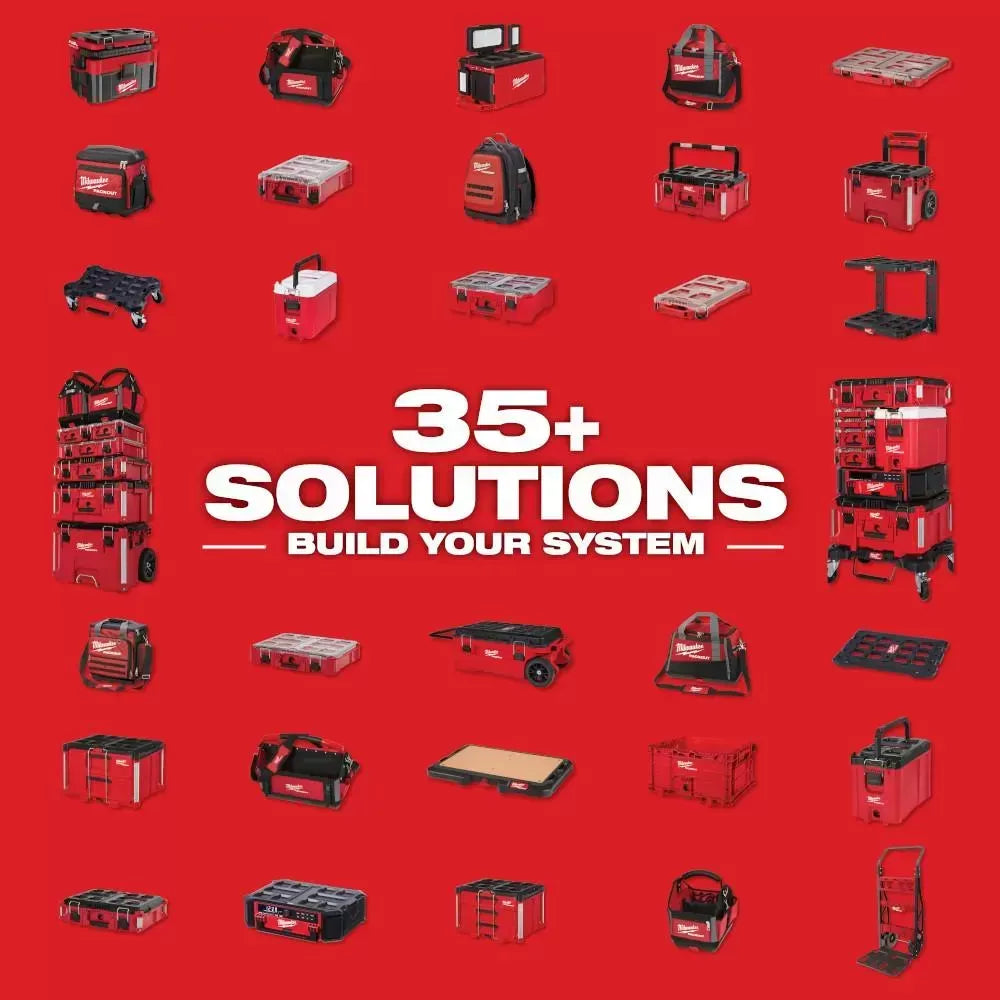 Milwaukee PACKOUT Heavy Duty Polymer Tool Box Combo Kit