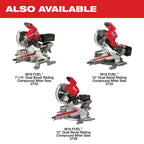 Milwaukee 2739-20 M18 FUEL 18V 12" Dual Bevel Slide Compound Miter Saw-Bare Tool