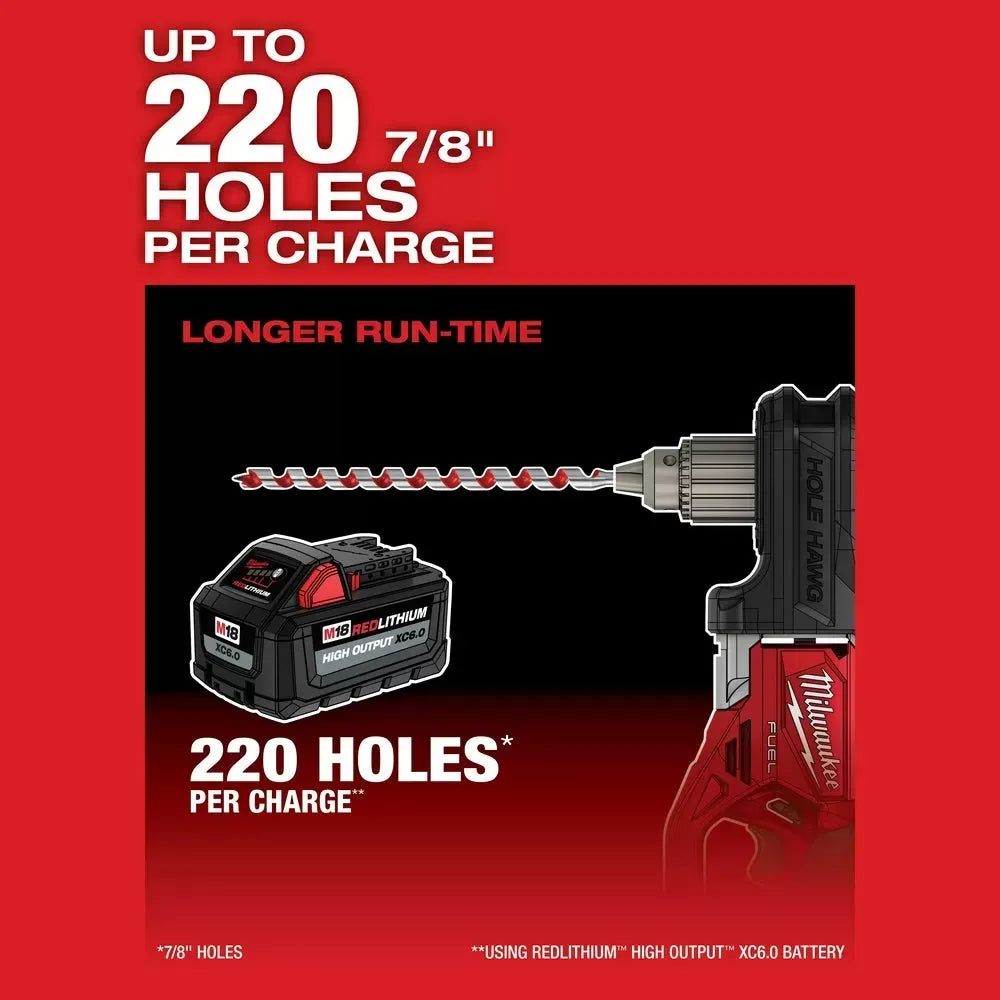 Milwaukee Pre-Sale 2808-20 M18 FUEL HOLE HAWG Right Angle Drill w/ QUIK-LOK - Bare Tool