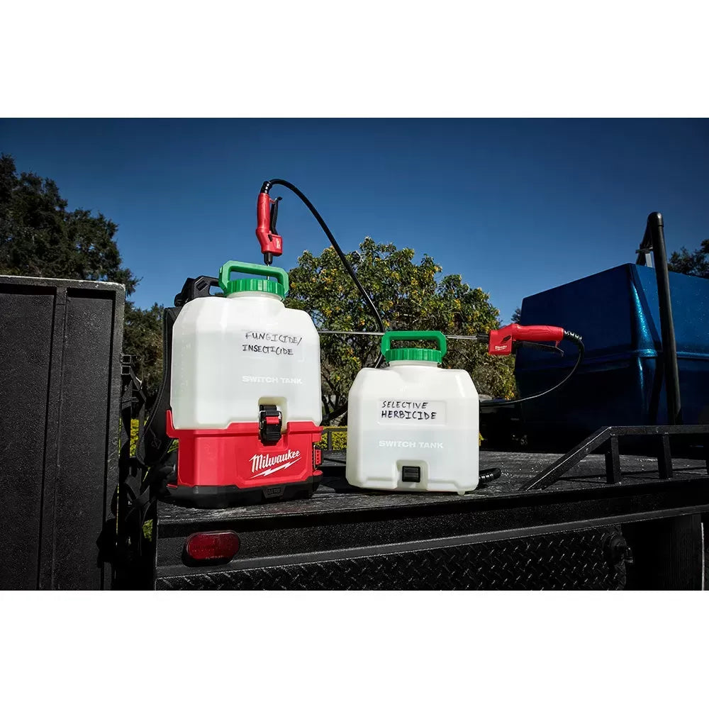 Milwaukee 2820-20PS M18 18V 4 Gallon Switch Tank Backpack Sprayer, Bare Tool