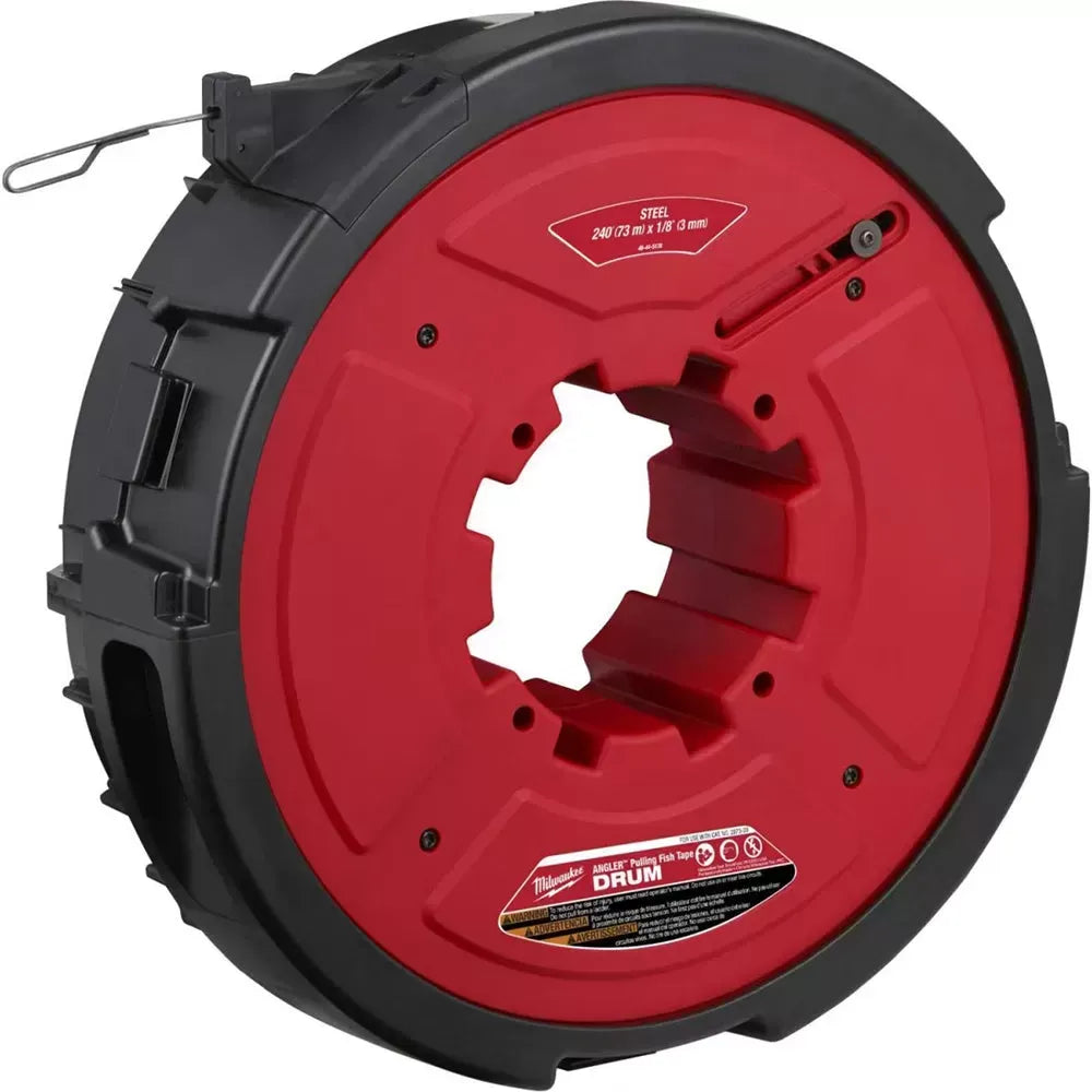 Milwaukee 48-44-5178 M18 FUEL 18V Angler 240' x 1/8" Steel Pulling Fish Tape