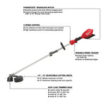 Milwaukee 2823 M18 18V Cordless Mower w/ Blower / String Trimmer Combo