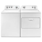 Top Load Electric Dryer with AutoDry System - Large Capacity Clothes Dryer with Wrinkle Shield & Hamper Door