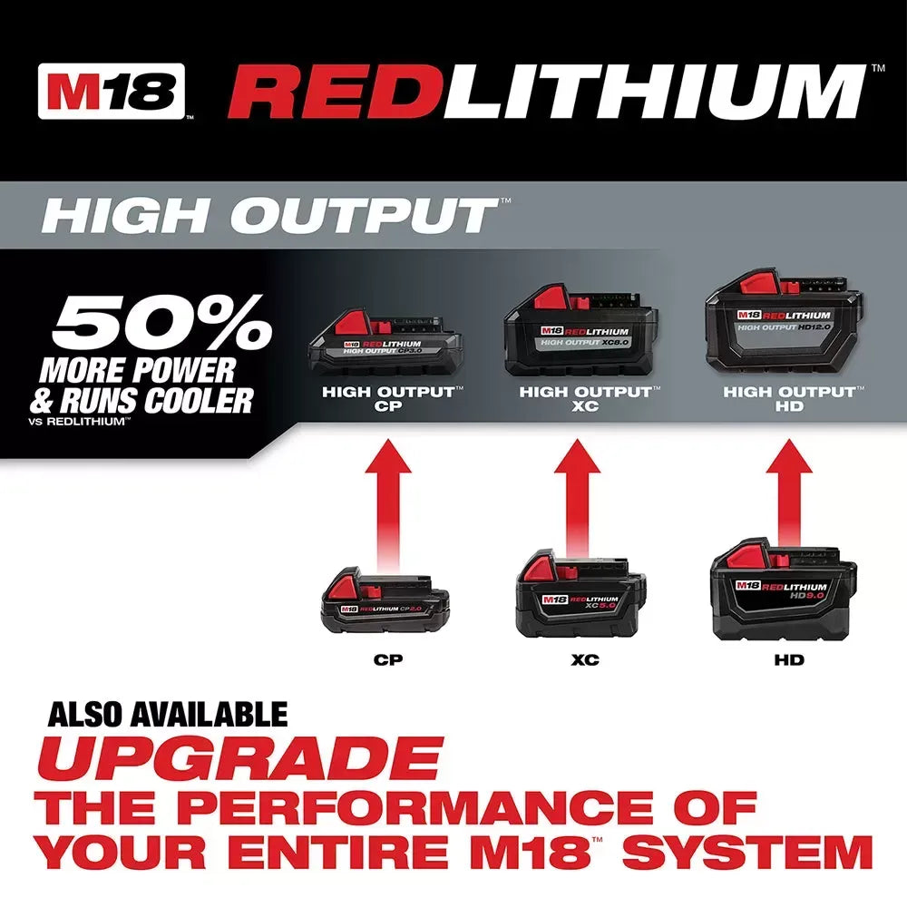 Milwaukee 2656-21PB M18 18V 1/4" Impact Kit w/ M18 FUEL HACKZALL and 2AH Battery