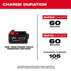 Milwaukee 48-11-1850R M18 18V REDLITHIUM XC5.0 Resistant Battery