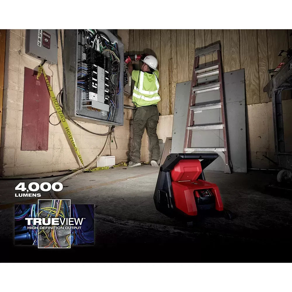 Milwaukee 2366-20AH M18 18V ROVER Dual Power Flood Light w/ 3AH Battery