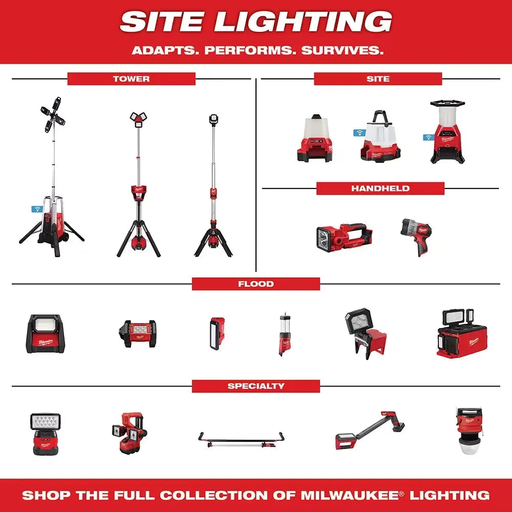 Milwaukee 2120-80 M18 18V ROCKET Dual Tower Light One Key Bare Tool - Recon