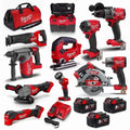 MILWAUKEE 18V FUELTM 11 Piece 3 x 5.0Ah Combo Kit M18FPP11A3503B